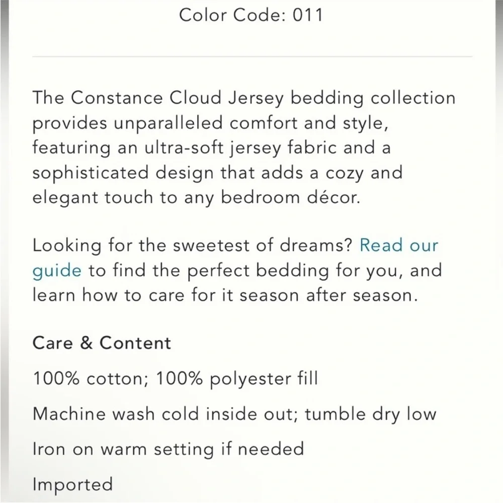 Anthropologie Constance Cotton Jersey Cloud Quilt Size Cal King NWT